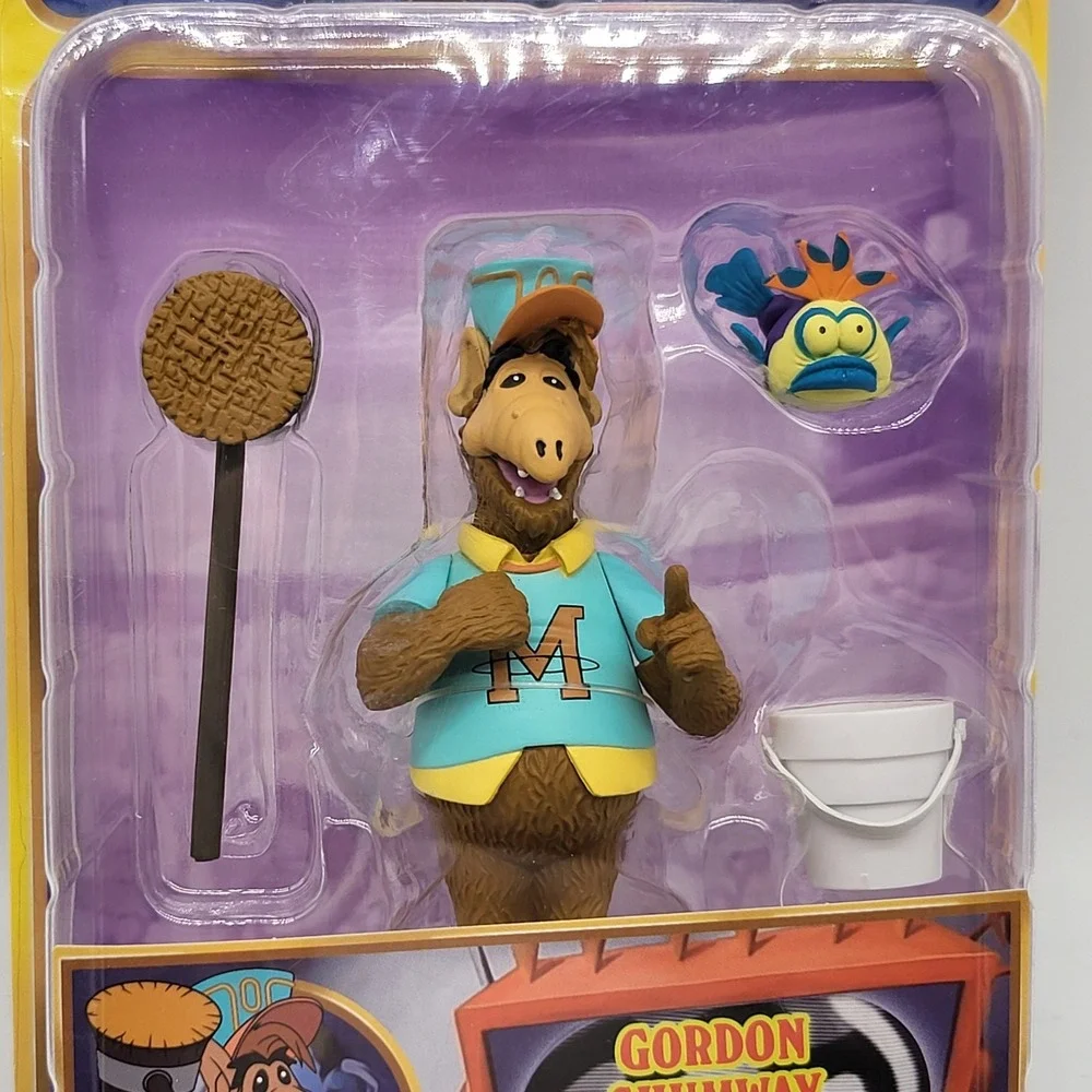 NECA ALF Gordon Shumway Collectible‎ Figure Mallet Fish Bucket New Sealed 45103